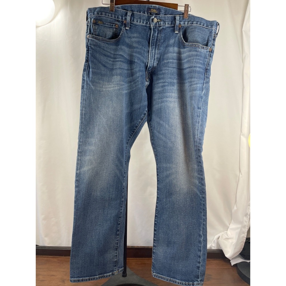 Polo Ralph Lauren Mens 38x 30 Varick Slim Staight Jeans Nice Casual - Picture 4 of 9